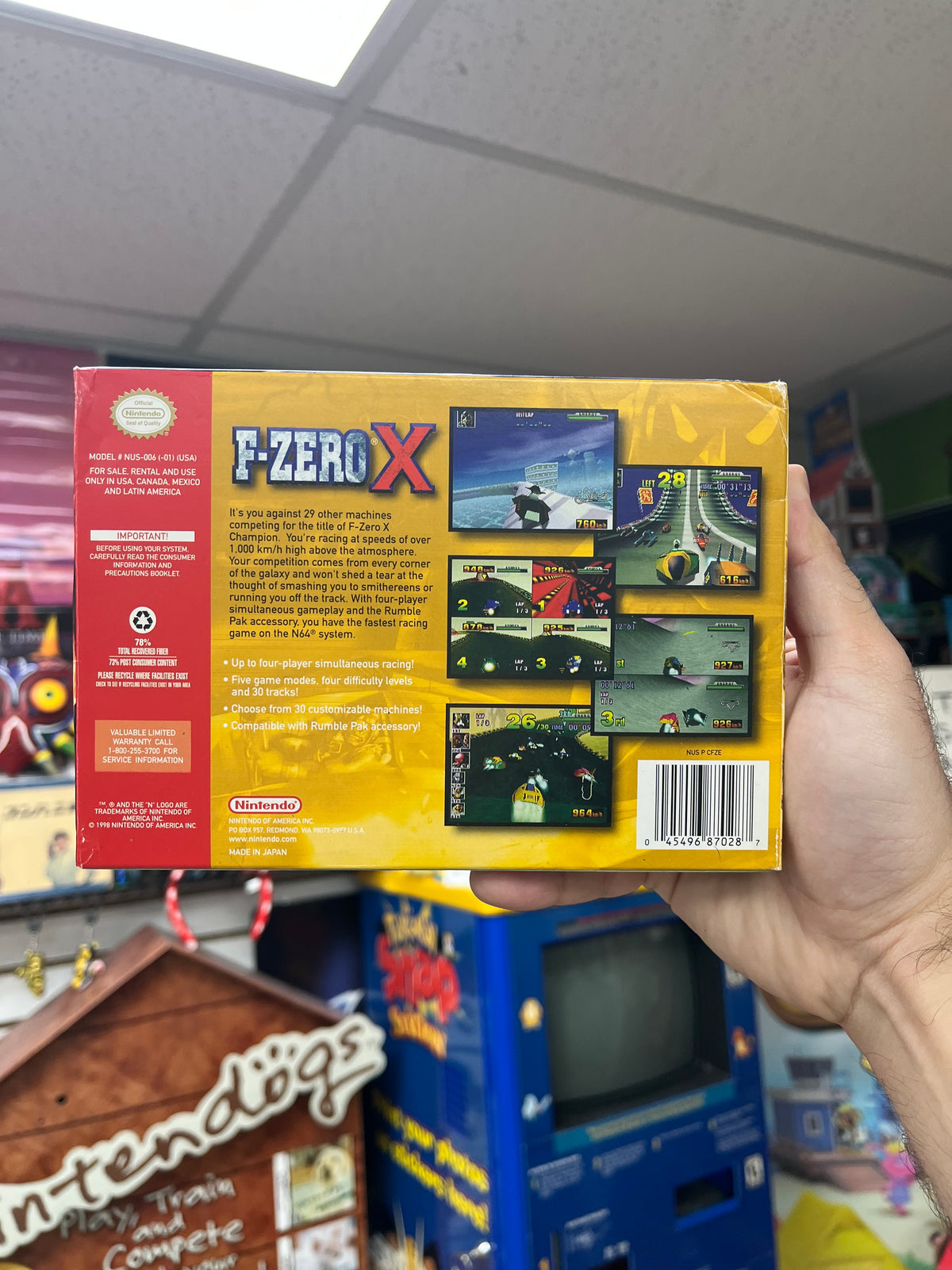F-Zero X Nintendo 64 CIB