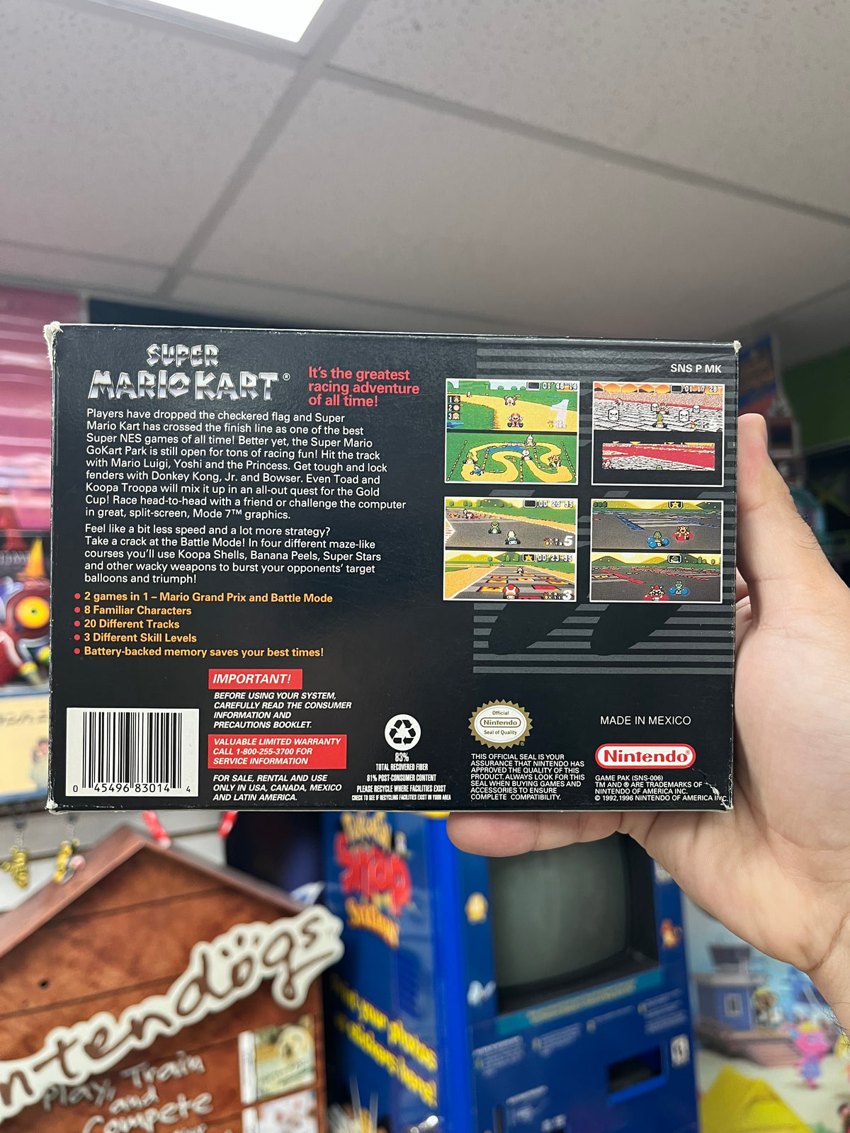 Super Mario Kart SNES Boxed