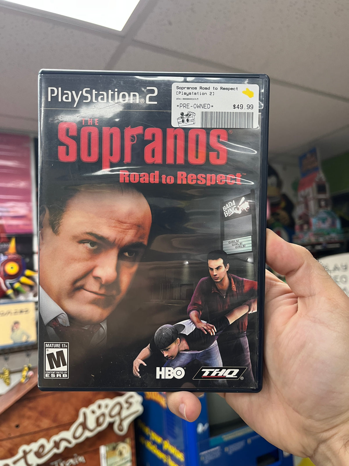 Sopranos Road to Respect PS2 CIB