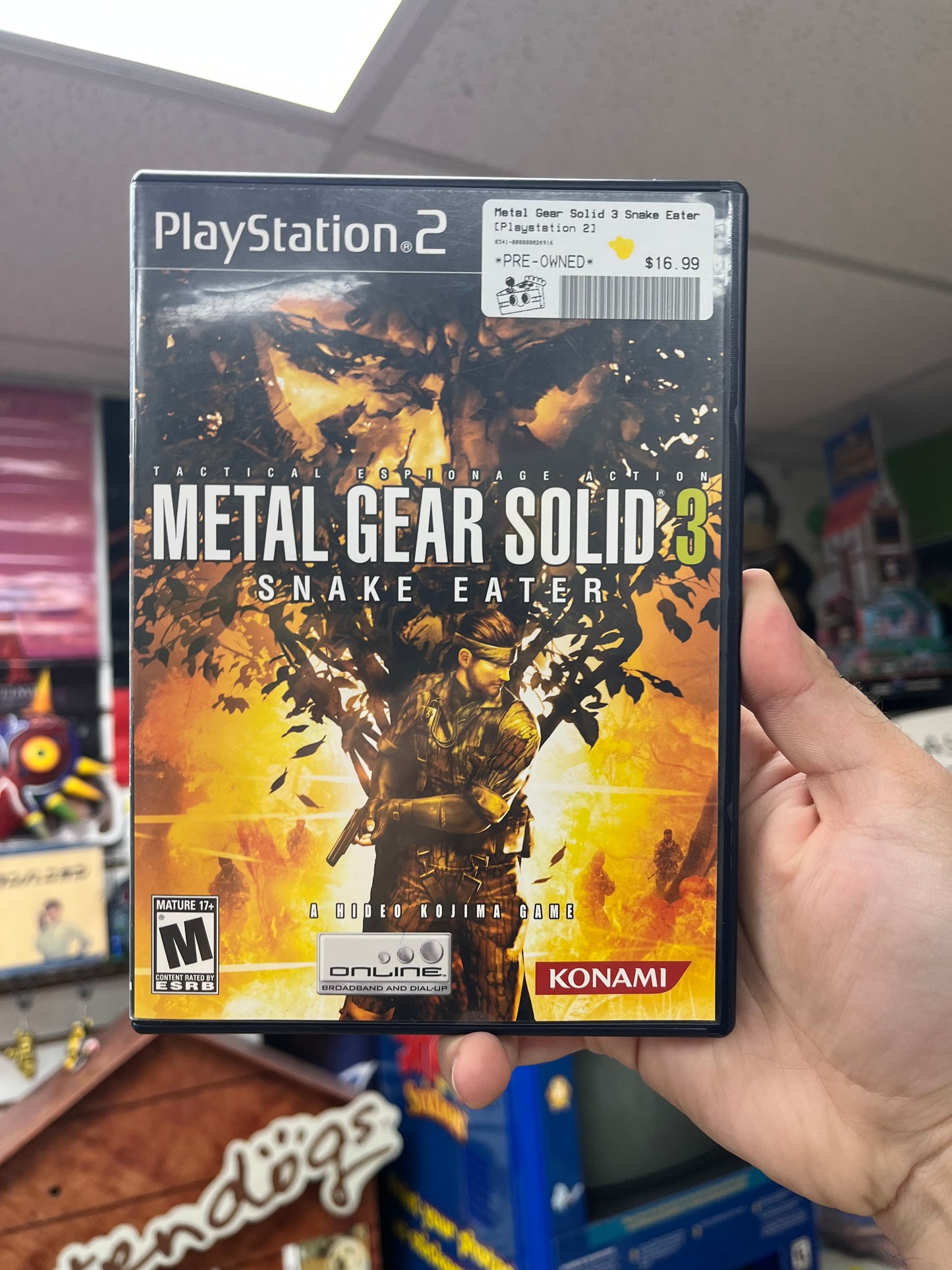 Metal Gear Solid 3 PS2 CIB