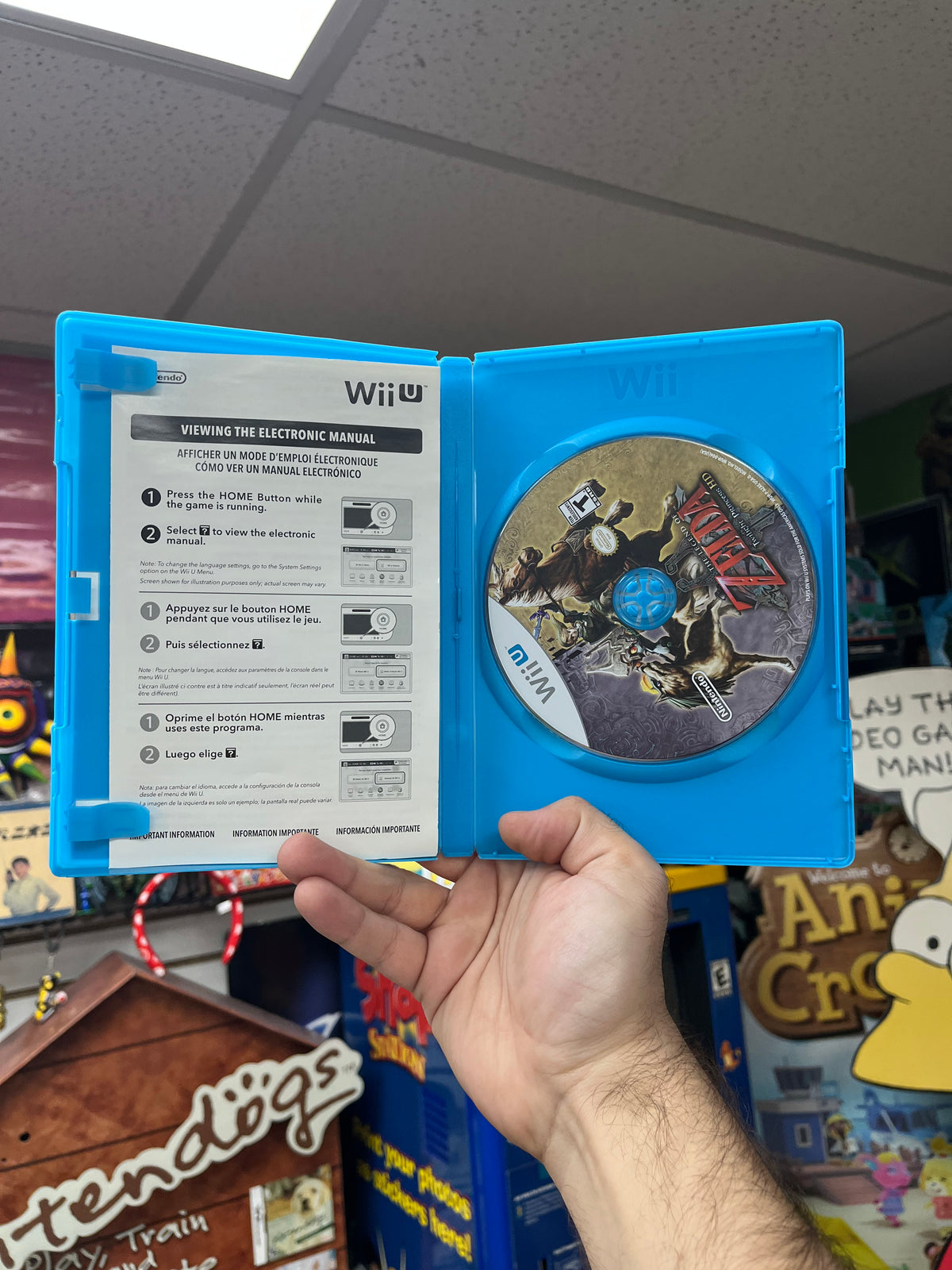 Zelda Twilight Princess HD Wii U CIB