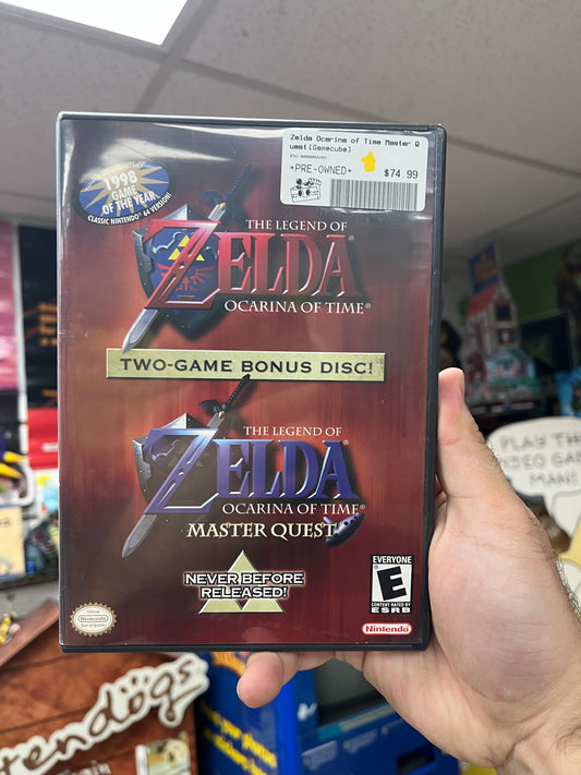 Zelda Ocarina of Time Master Quest GameCube CIB