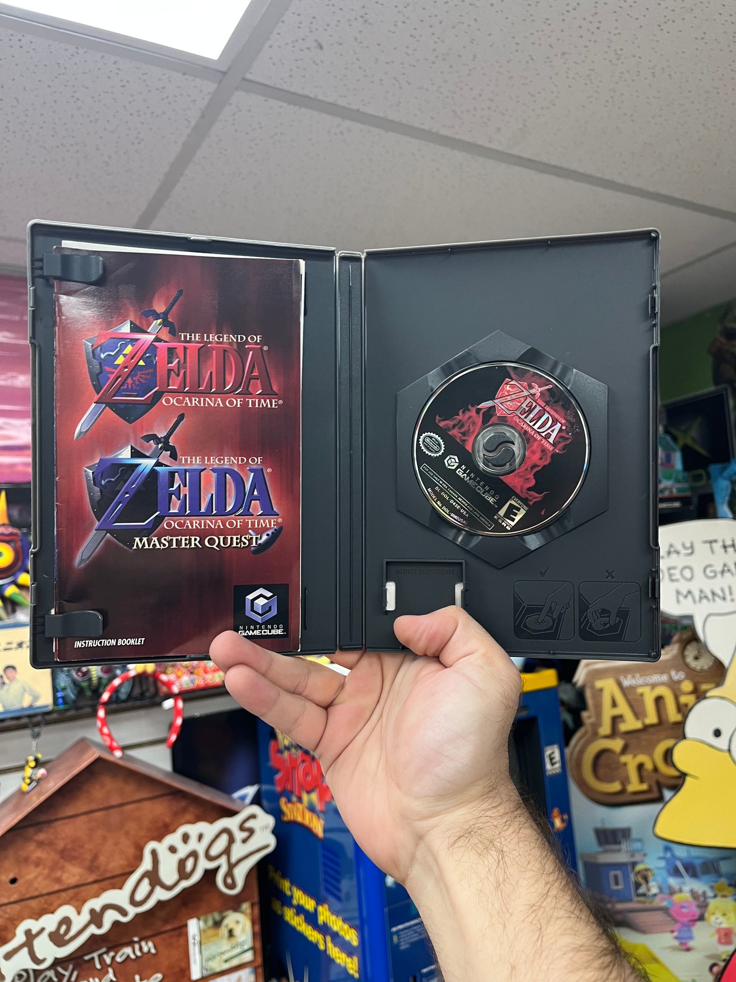 Zelda Ocarina of Time Master Quest GameCube CIB