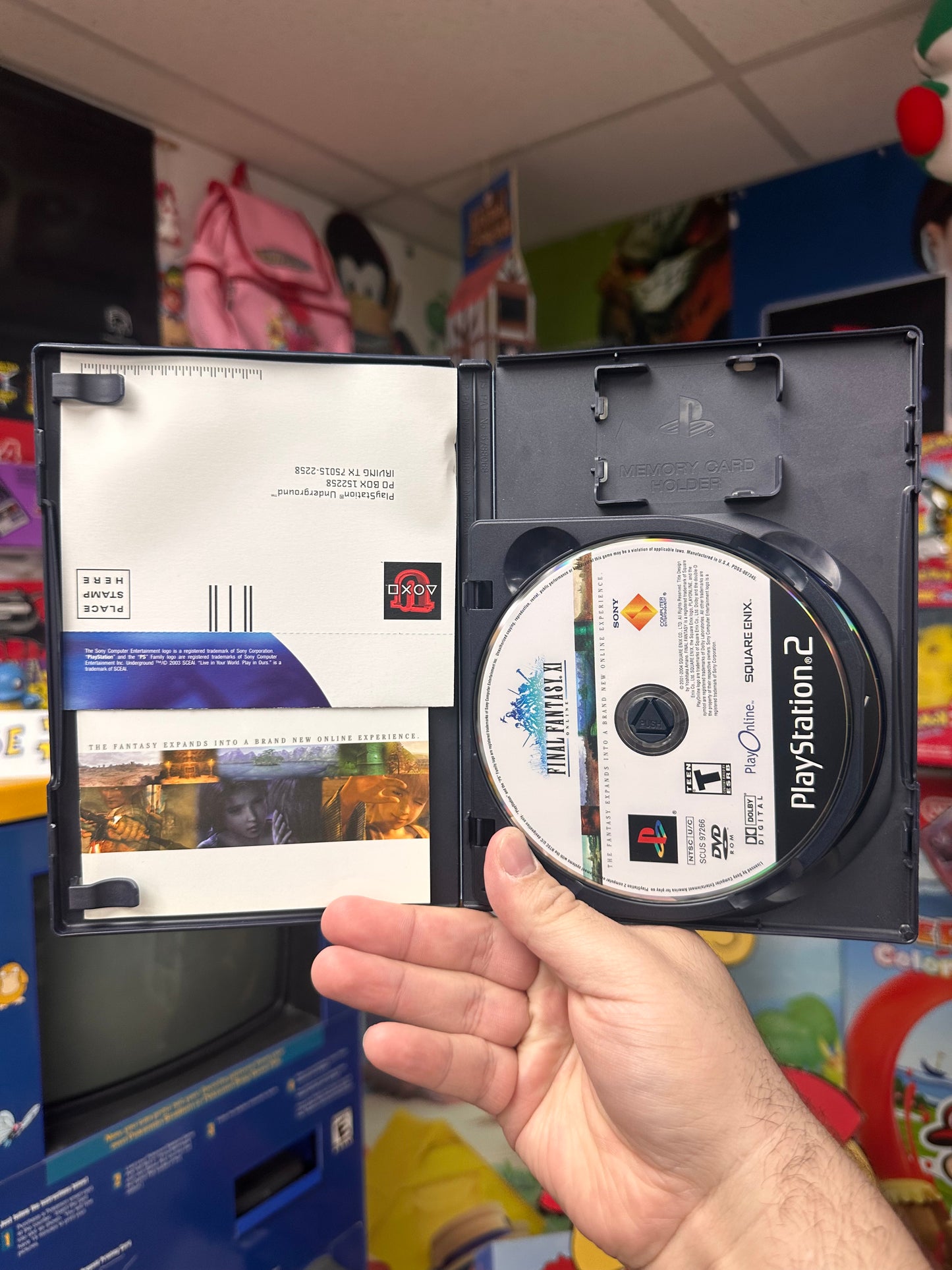 Final Fantasy XI Online W/ Manual PS2 CIB