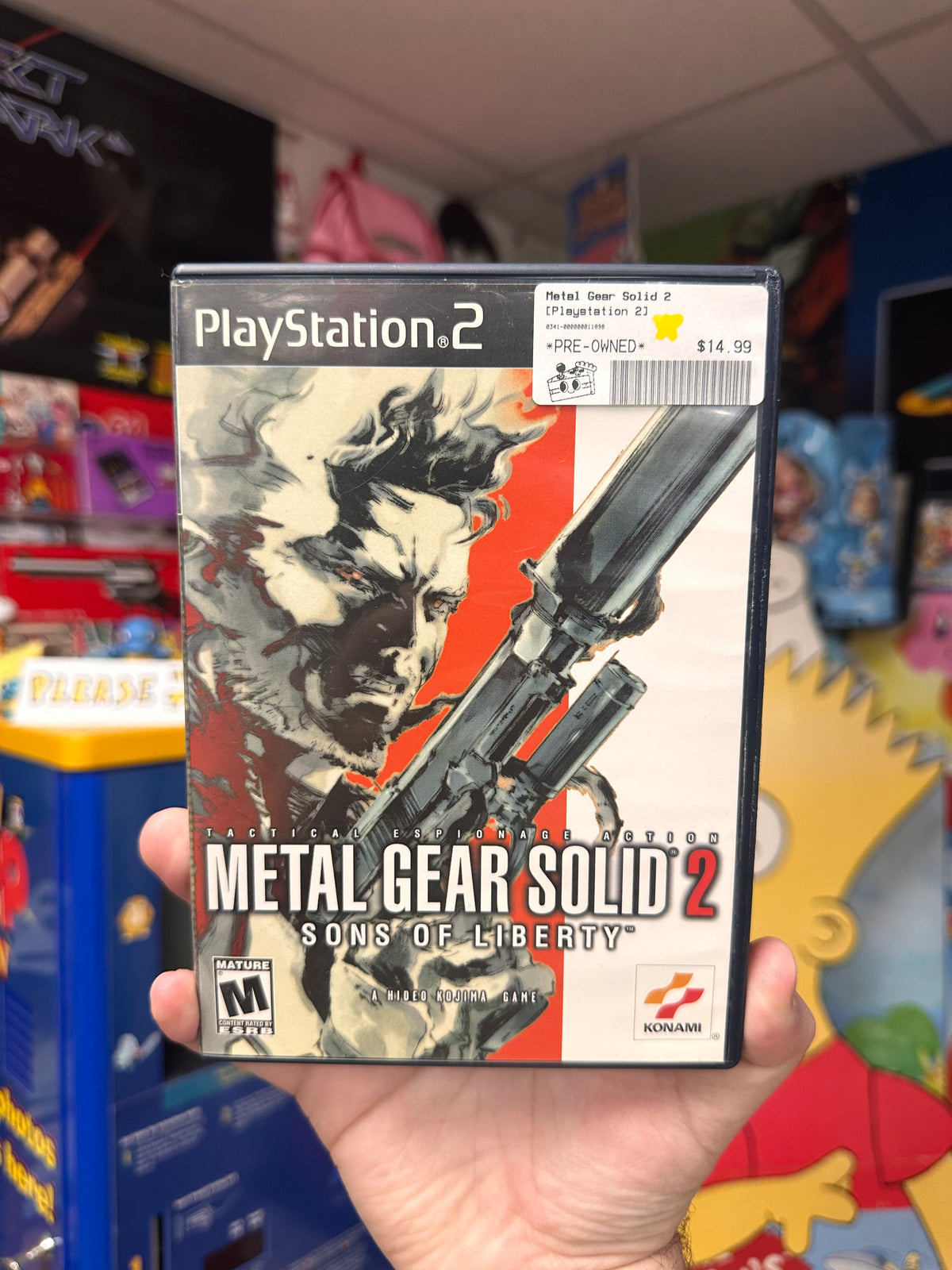 Metal Gear Solid 2 PS2 CIB