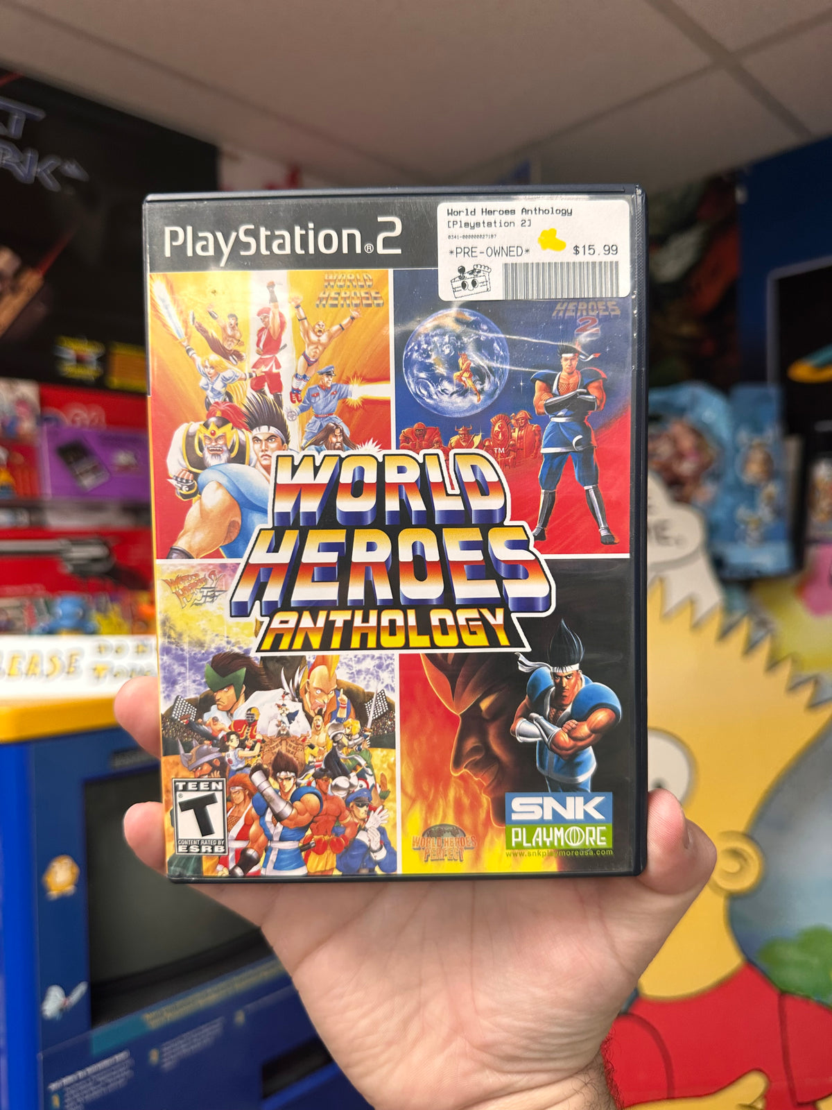 World Heroes Anthology PS2 CIB