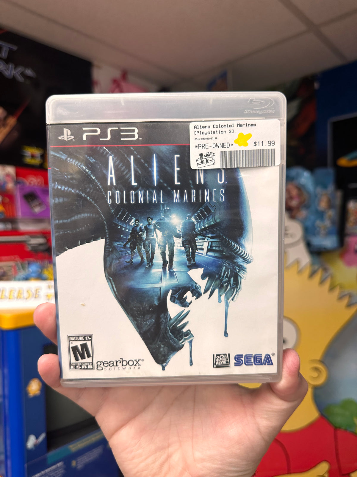 Aliens Colonial Marines PS3 CIB