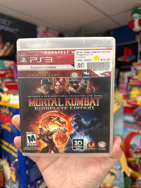 Mortal Kombat Komplete Edition PS3 Boxed