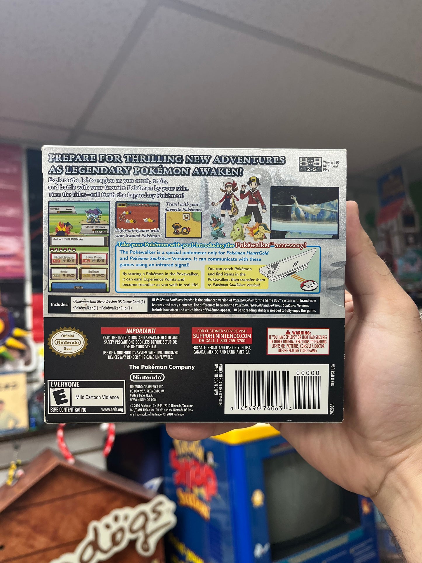 Pokemon SoulSilver [Big Box w/ Pokewalker] - CiB