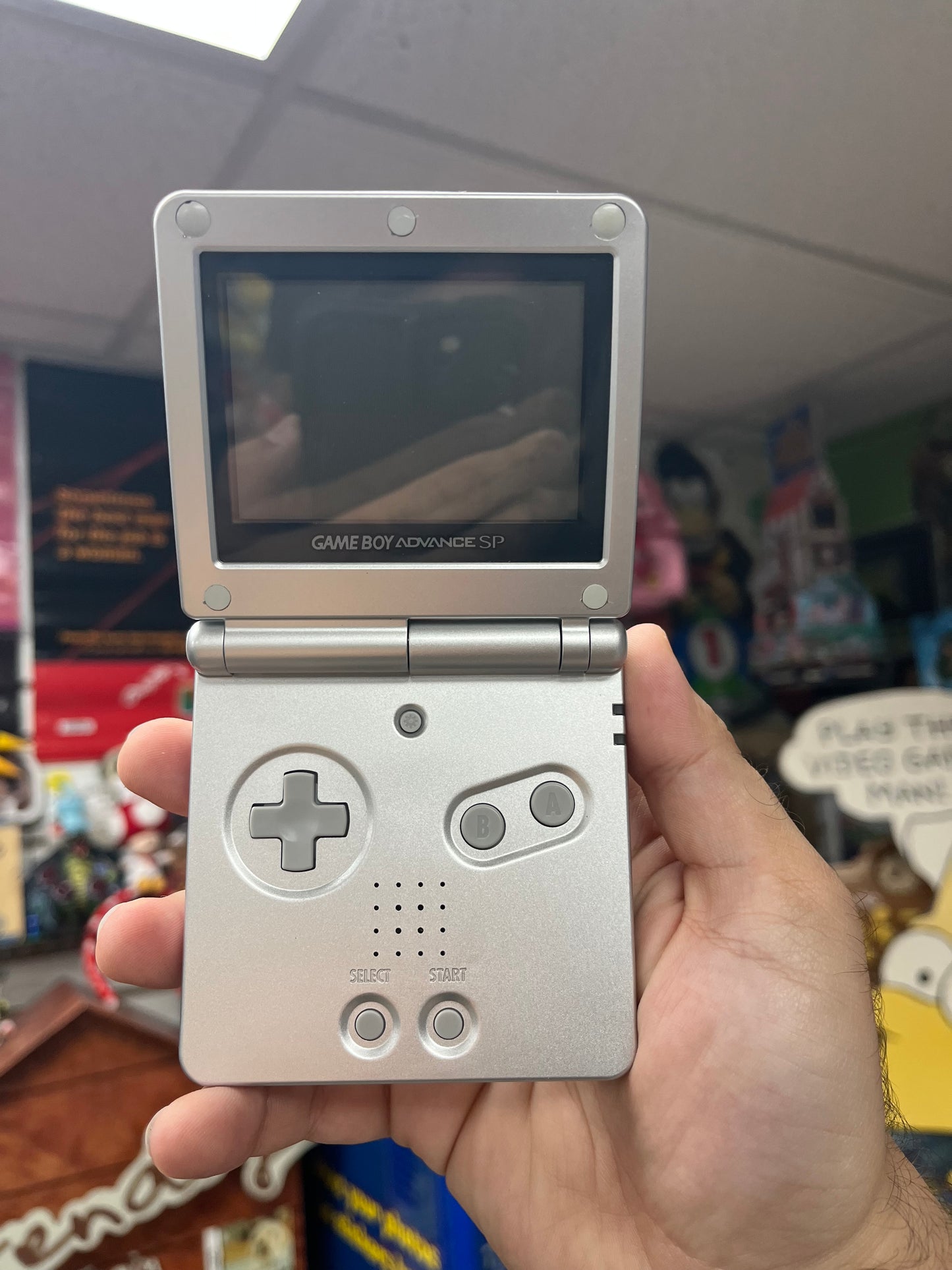 Platinum Gameboy Advance SP - CiB