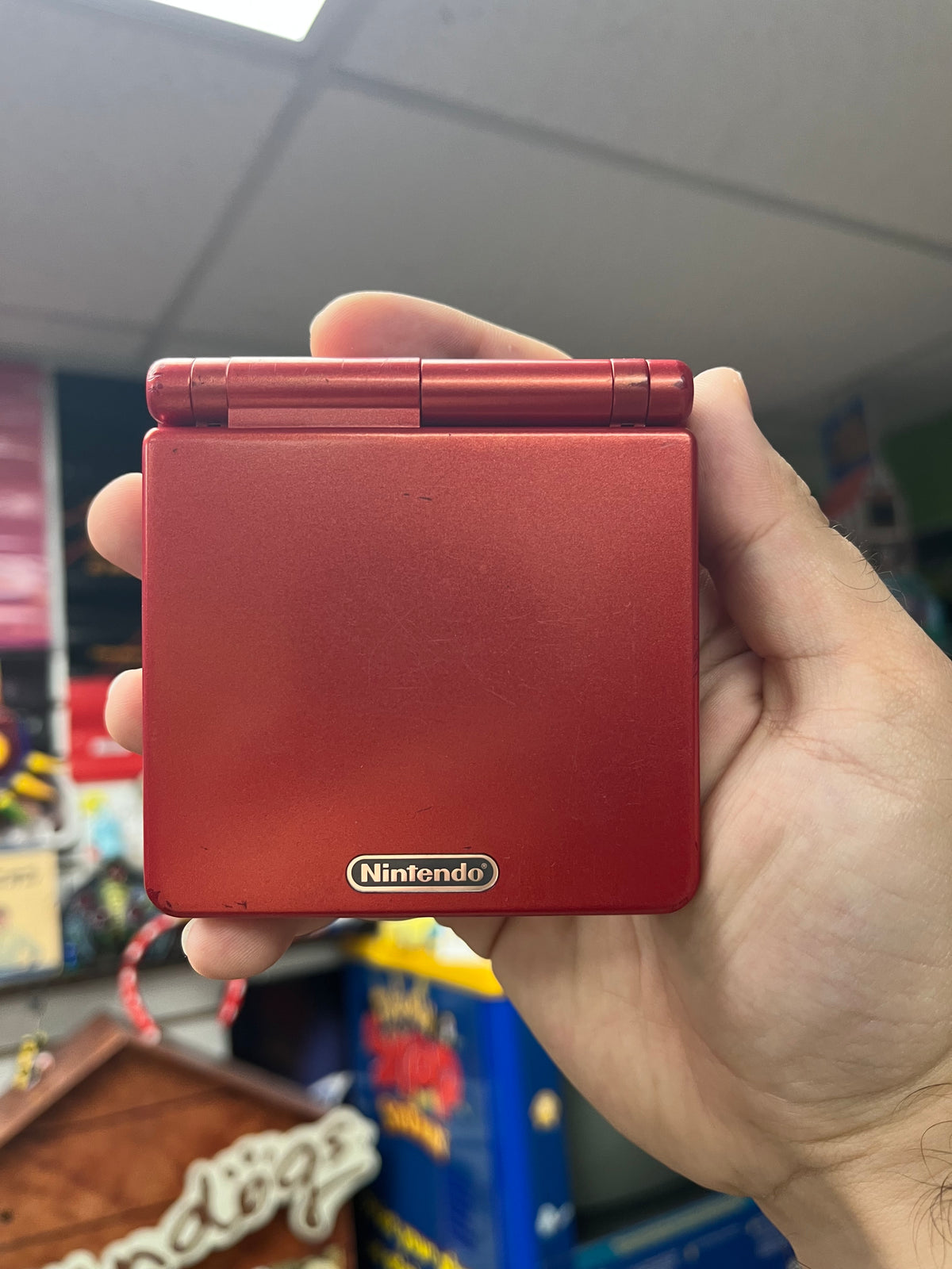 Red Gameboy Advance SP - CiB