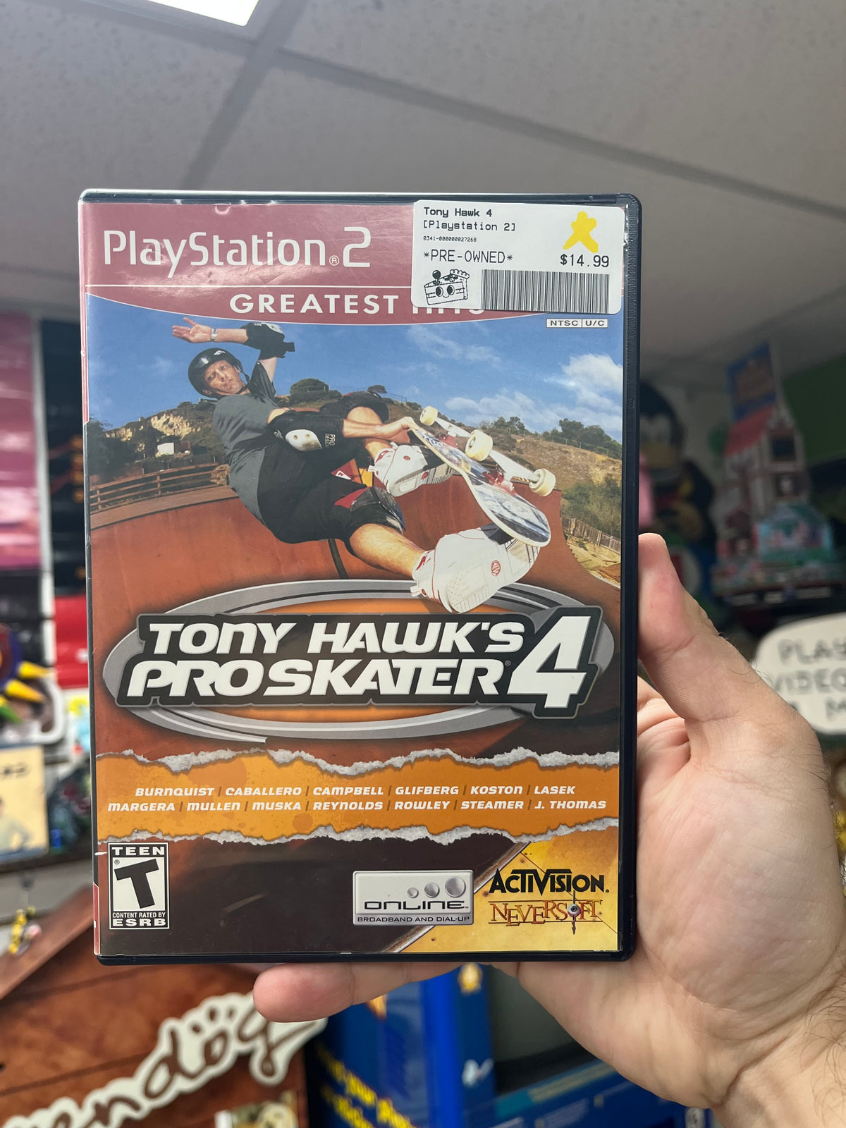 Tony Hawk's Pro Skater 4 [Greatest Hits] - PS2 CiB