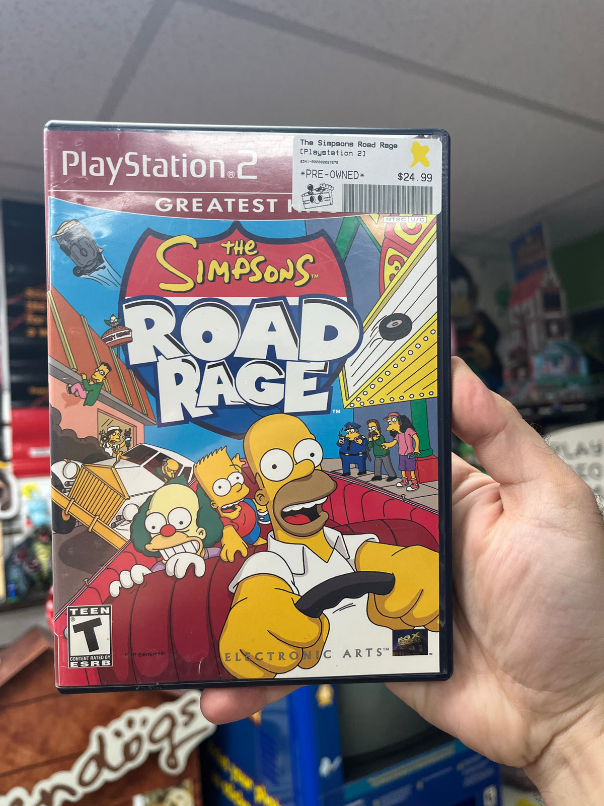 The Simpson's Road Rage [Greatest Hits] - PS2 CiB