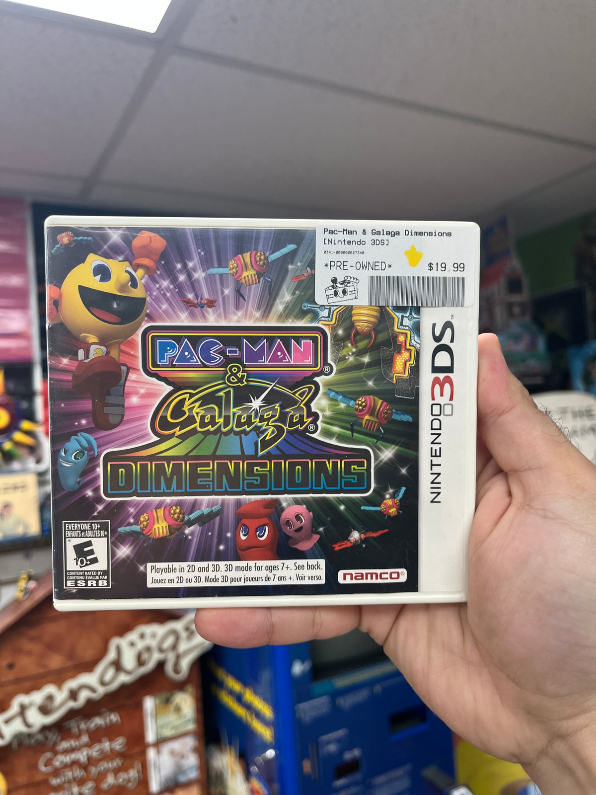 Pac-Man & Galaga Dimensions - 3DS Boxed