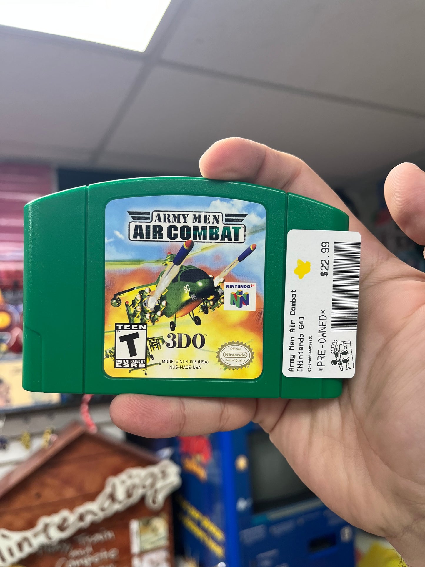 Army Men Air Combat - N64 Loose