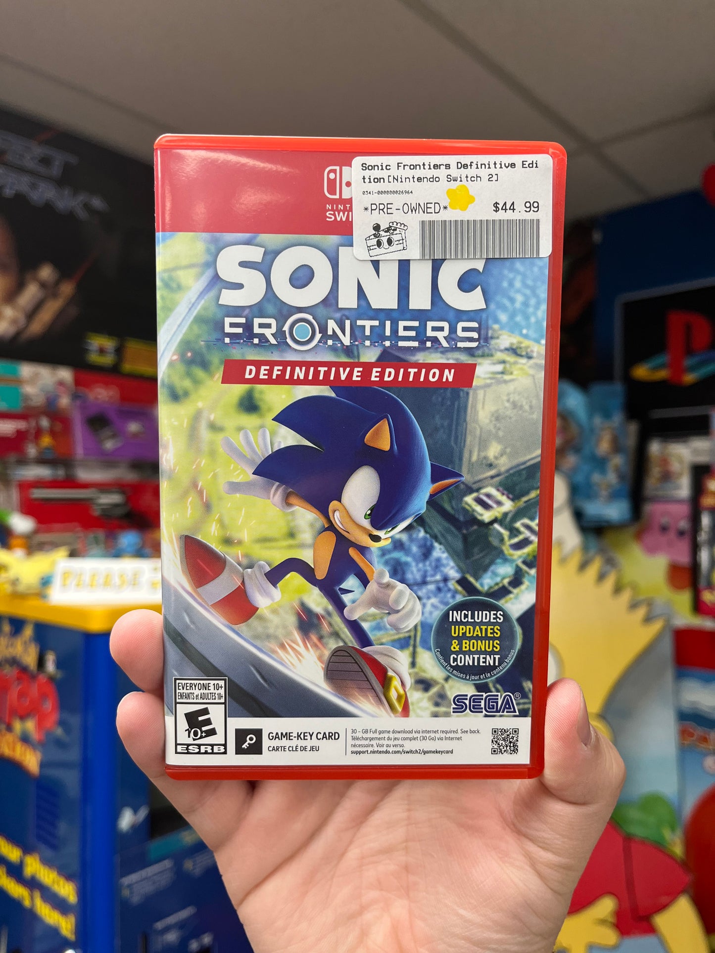 Sonic Frontiers Definitive Edition - Switch 2 CiB
