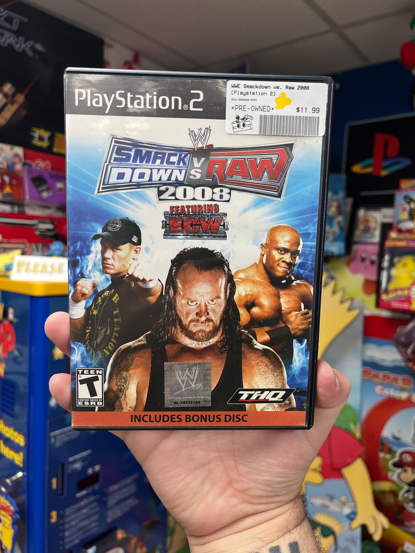 WWE Smackdown vs. Raw 2008 - PS2 Boxed