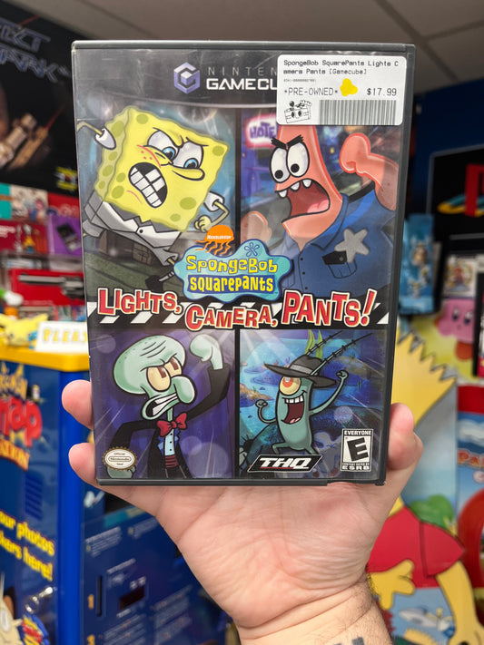 SpongeBob SquarePants Lights Camera Pants - GameCube Boxed