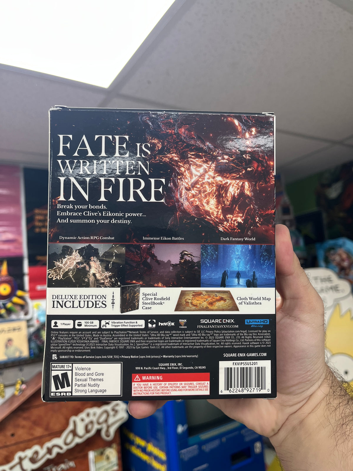 Final Fantasy XVI [Deluxe Edition] - PS5 CiB