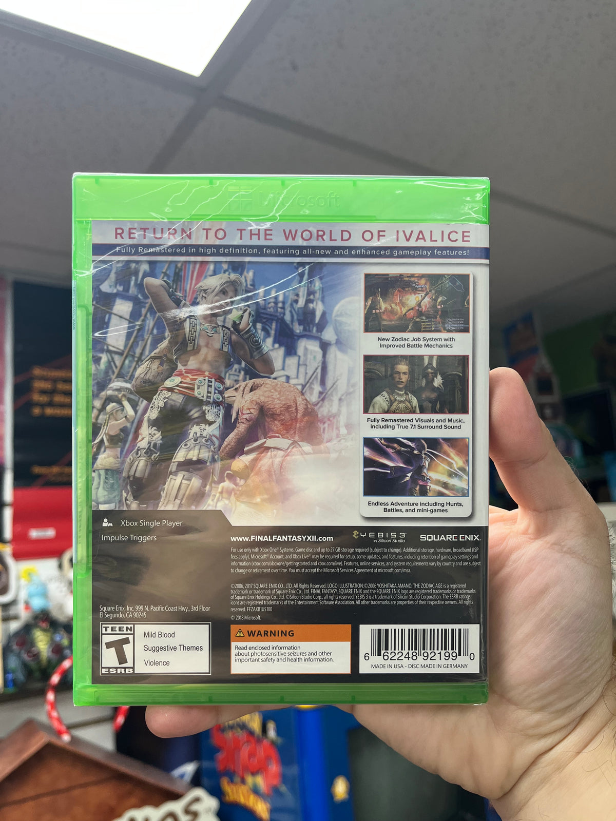 Final Fantasy XII: The Zodiac Age - Xbox One Sealed