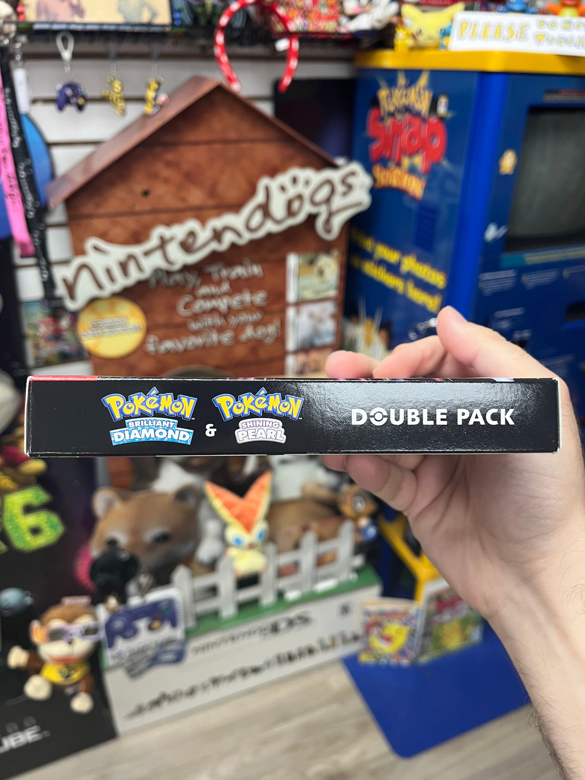 Pokemon Brilliant Diamond & Shining Pearl Double Pack - Switch CiB w/ Acrylic Case
