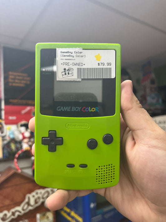 Lime Green GameBoy Color