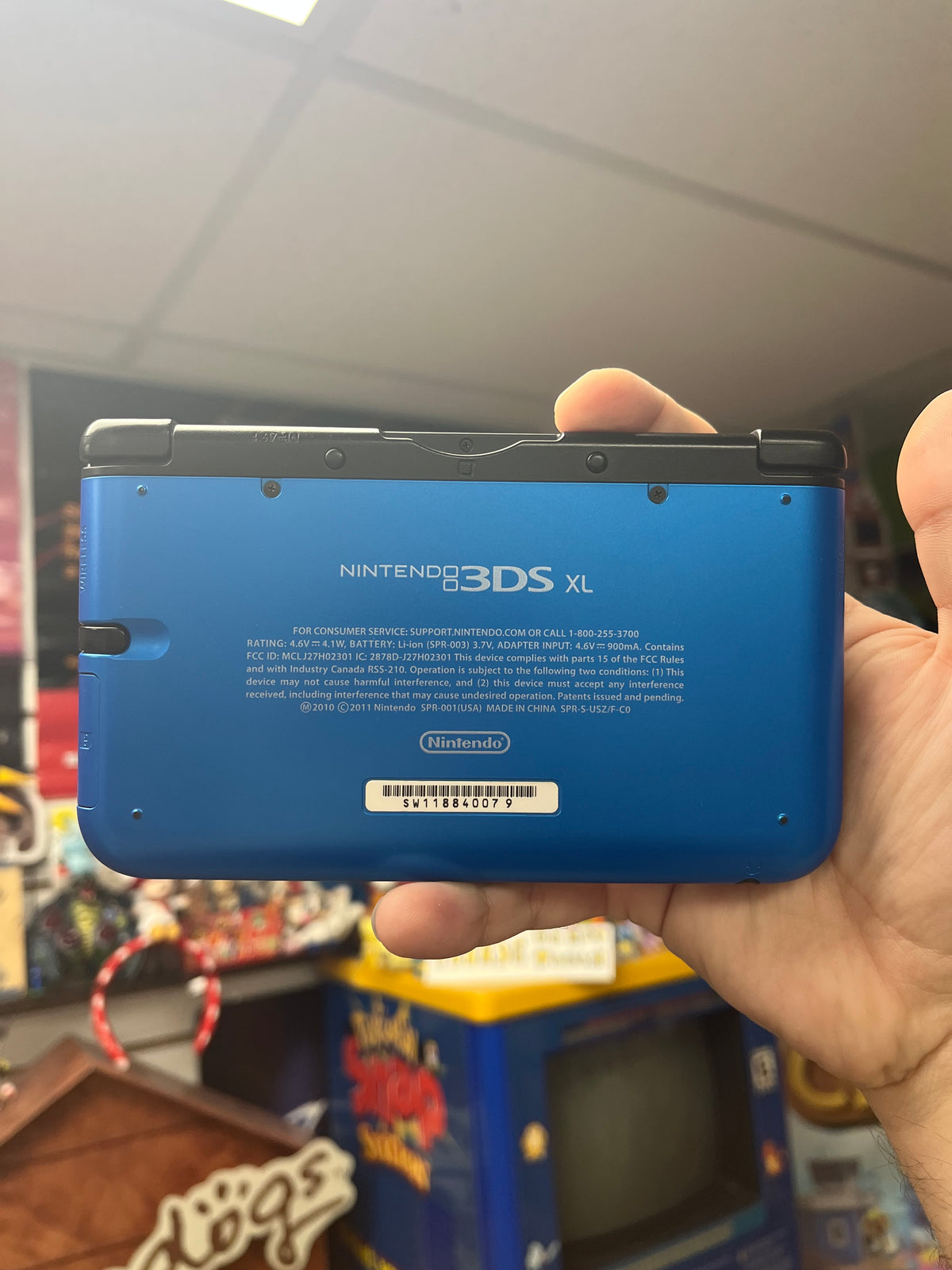 3DS XL Blue + Black