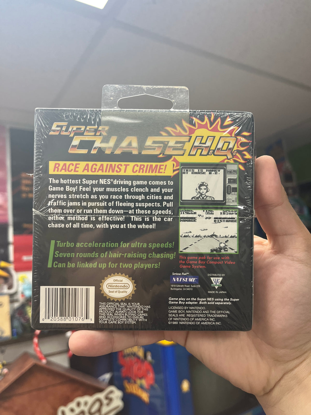 Super Chase HQ - GameBoy Sealed