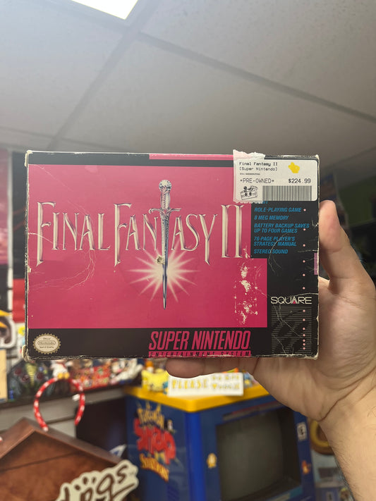 Final Fantasy II - SNES Boxed
