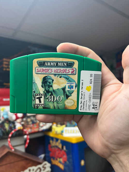 Army Men Sarge's Heroes 2 - N64 Loose