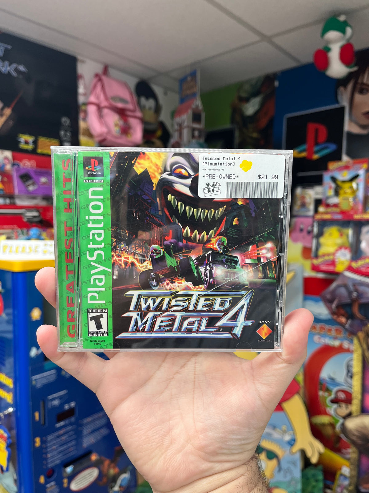 Twisted Metal 4 [Greatest Hits] - PS1 CiB