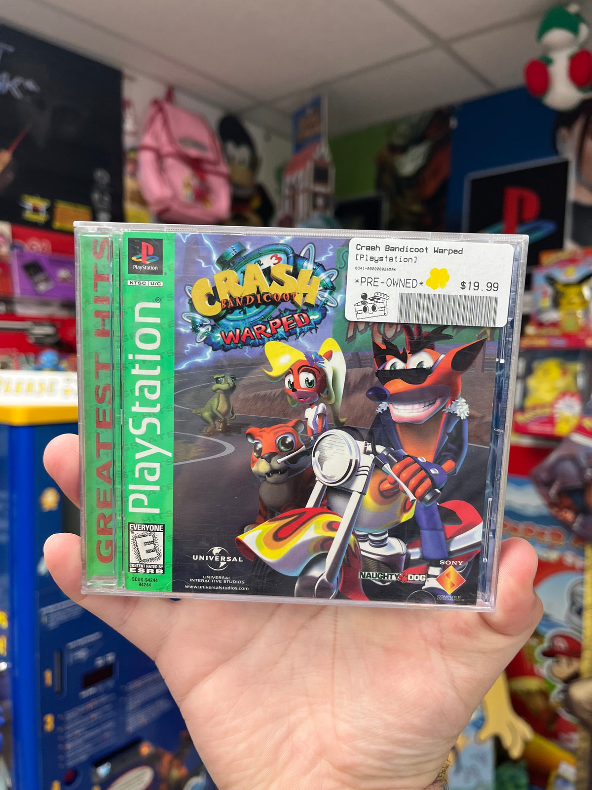 Crash Bandicoot Warped [Greatest Hits] - PS1 CiB