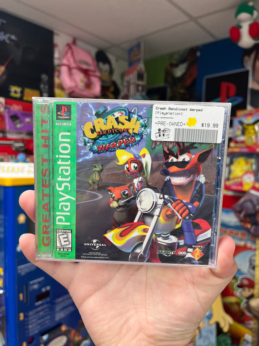 Crash Bandicoot Warped [Greatest Hits] - PS1 CiB