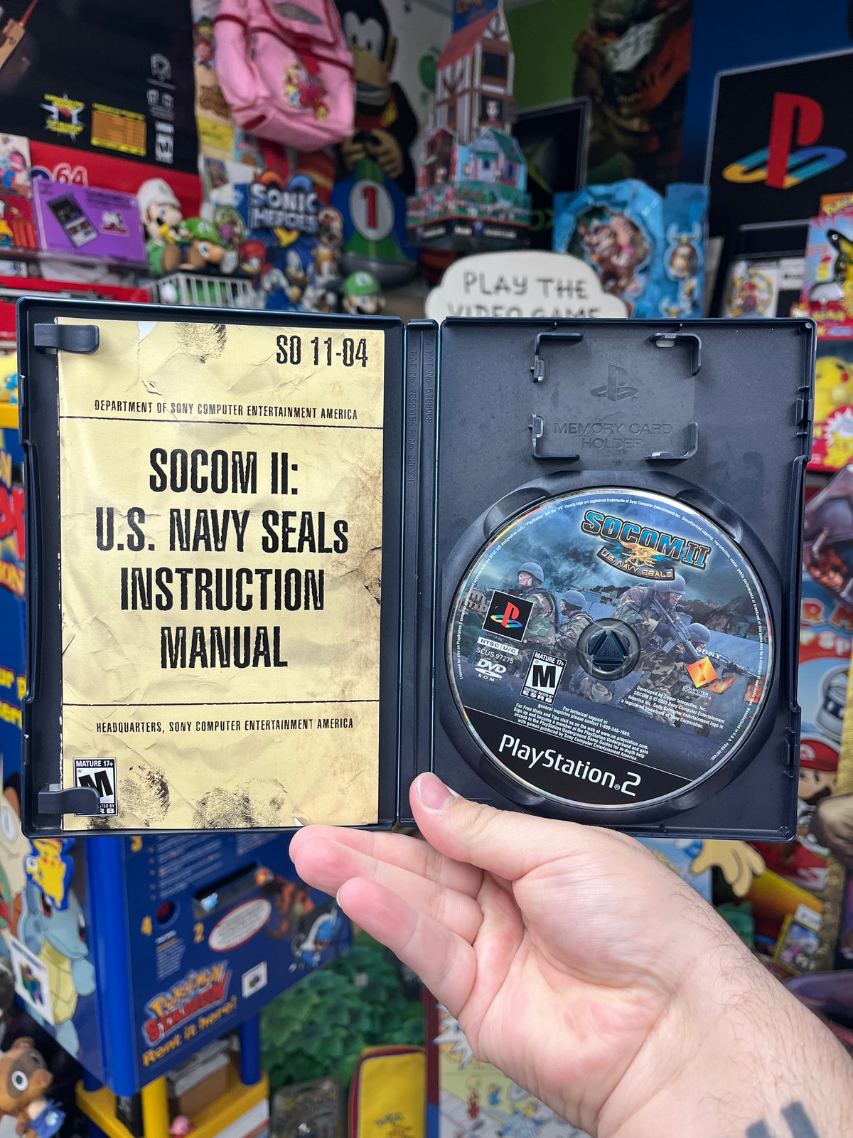 SOCOM II US Navy Seals - PS2 CiB