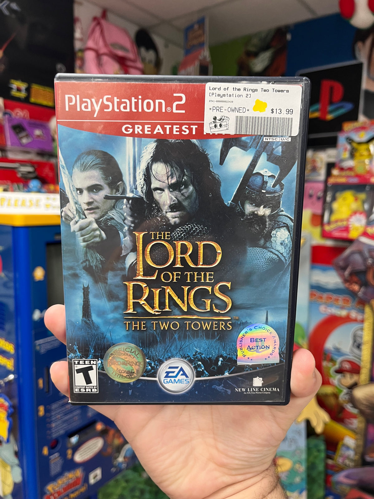 Lord of the Rings Two Towers [Greatest Hits] - PS2 CiB