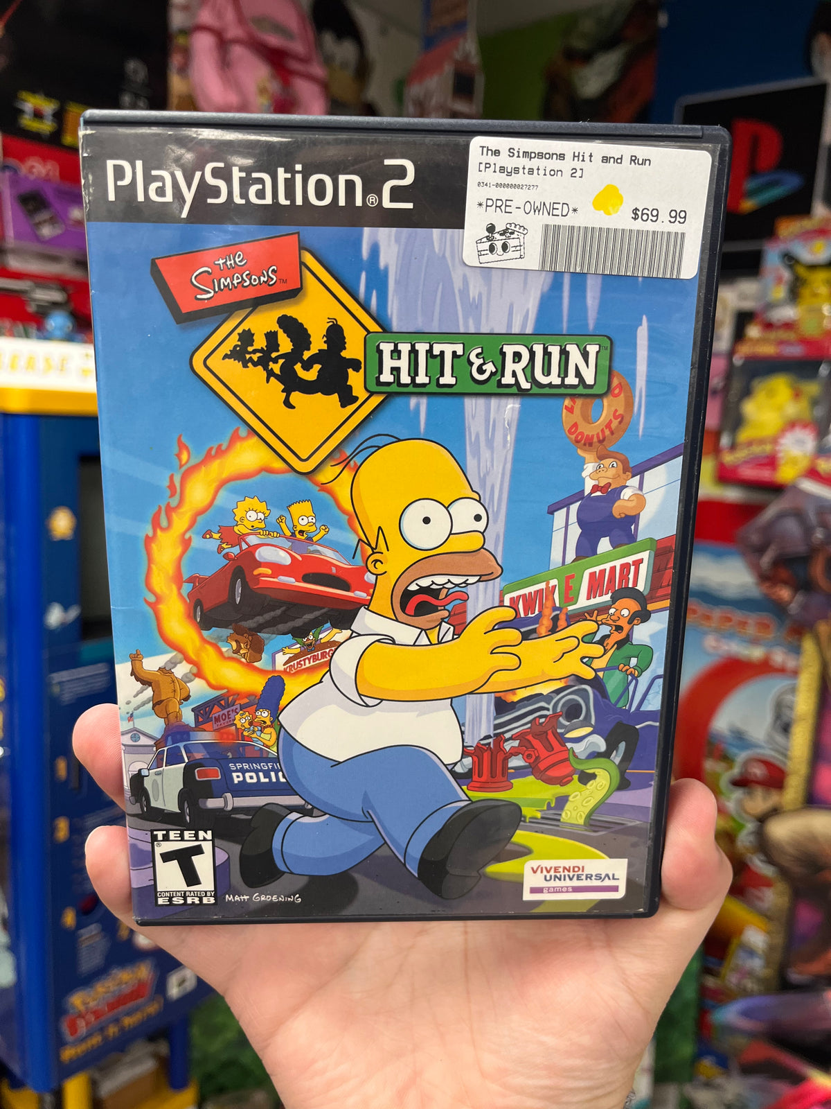 The Simpsons Hit and Run - PS2 Boxed