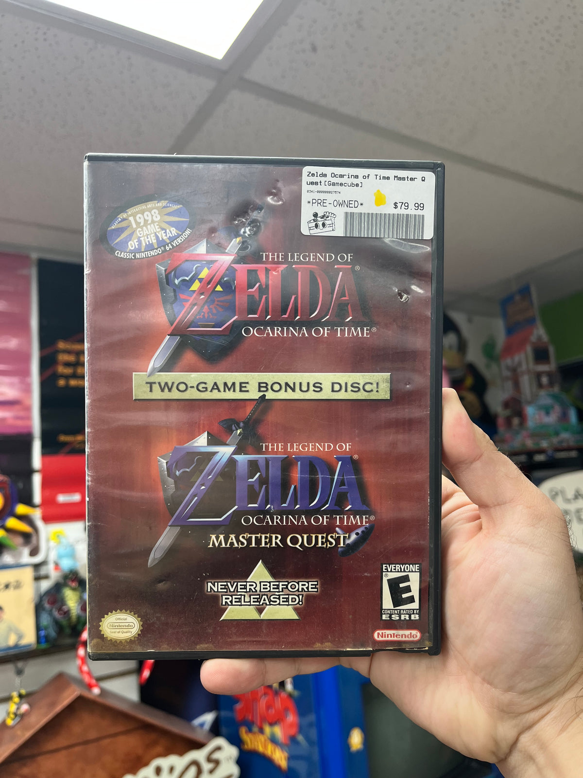 Zelda Ocarina of Time Master Quest - GameCube Boxed