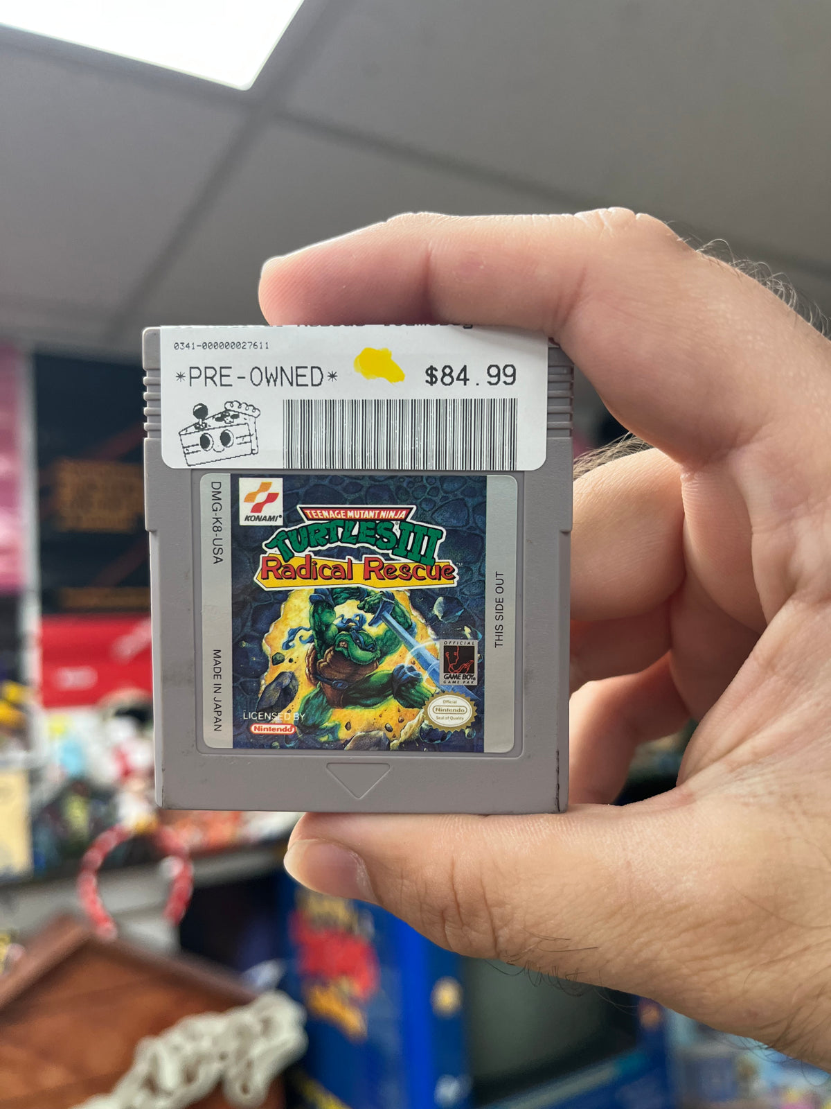 TMNT III Radical Rescue - GameBoy Loose