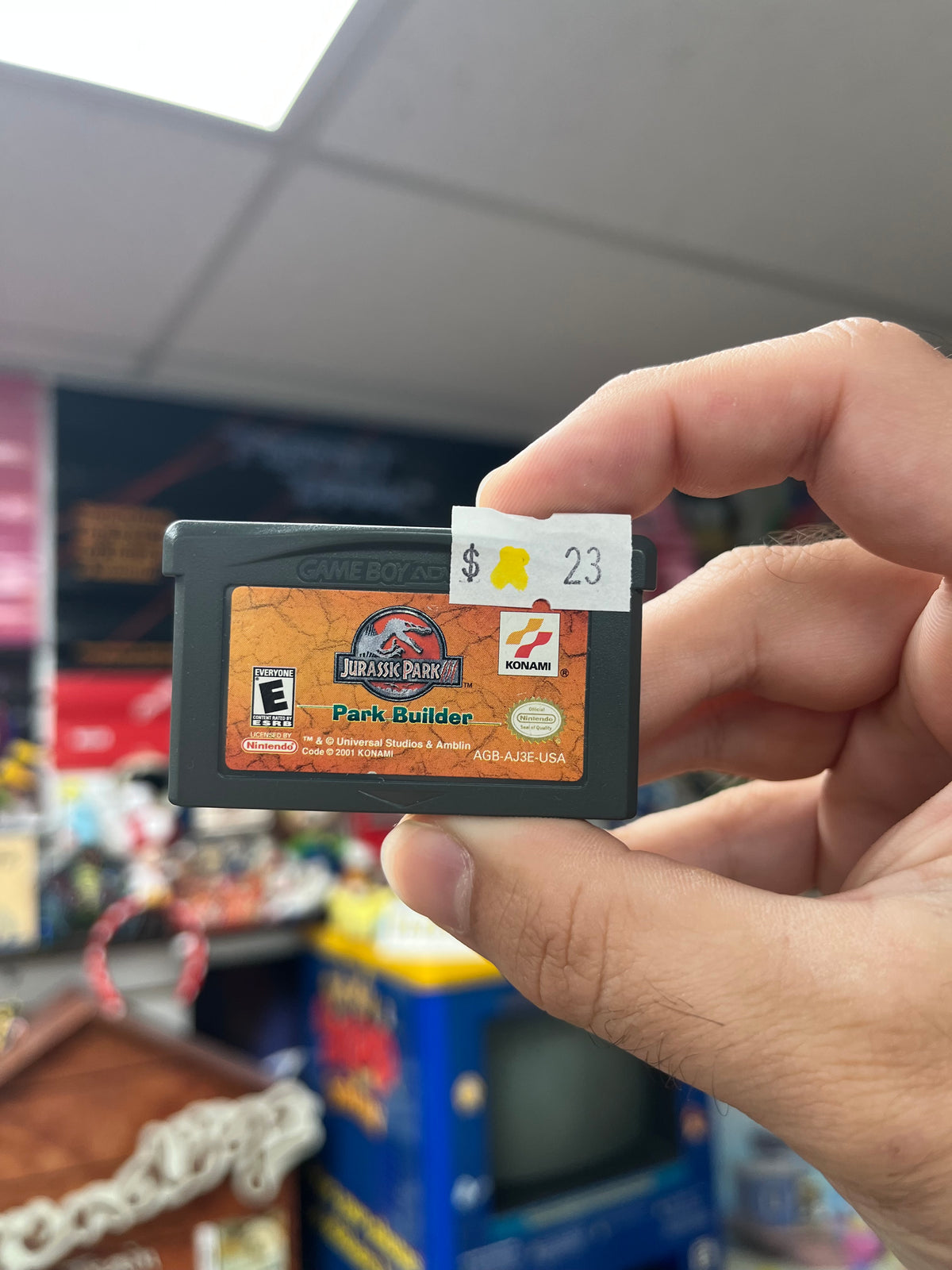 Jurassic Park Park Builder - GBA Loose