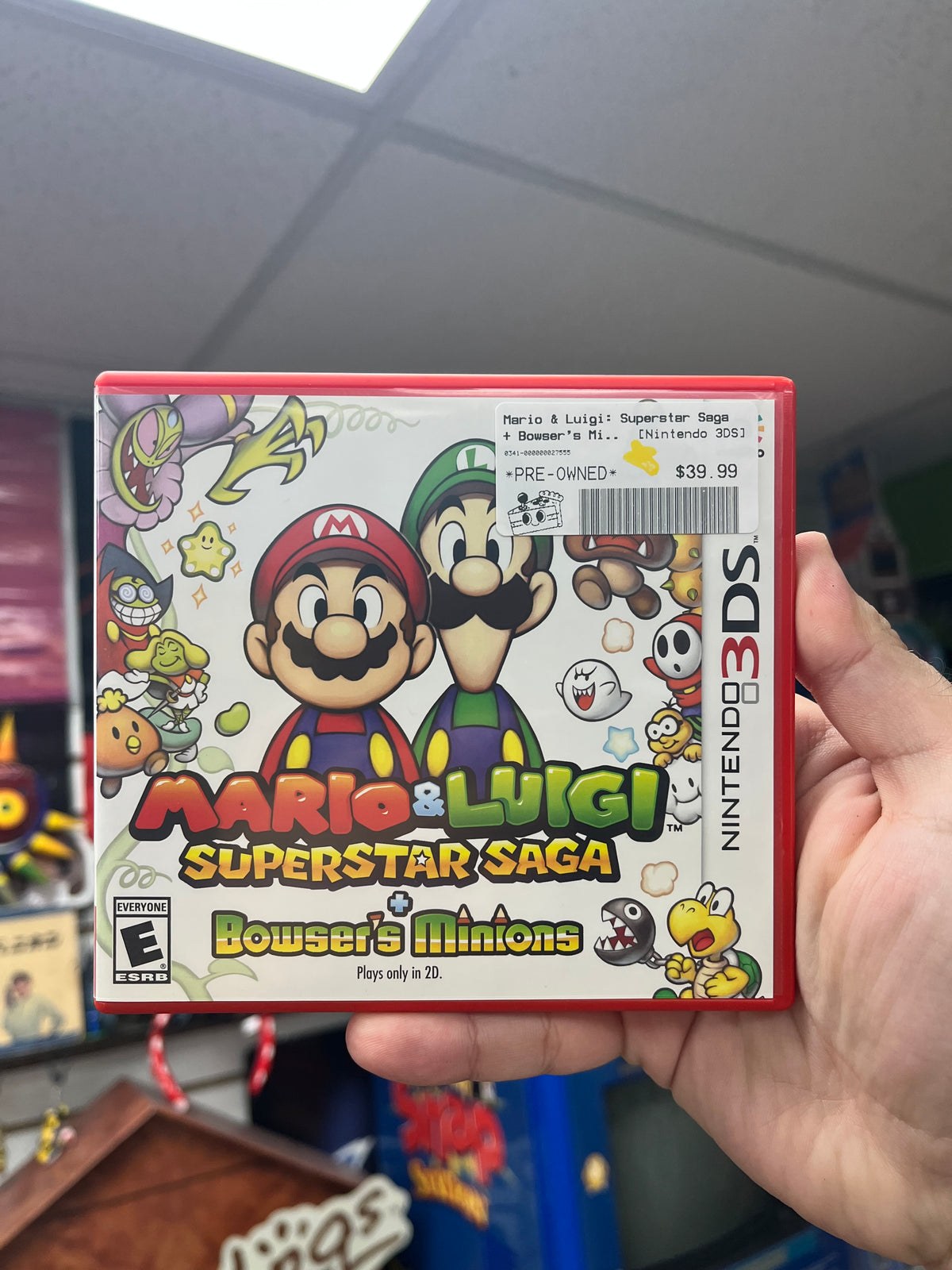 Mario & Luigi Superstar Saga + Bowser's Minions - 3DS Boxed