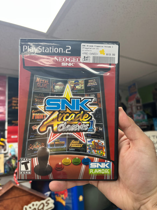 SNK Arcade Classics Volume 1 - PS2 CiB