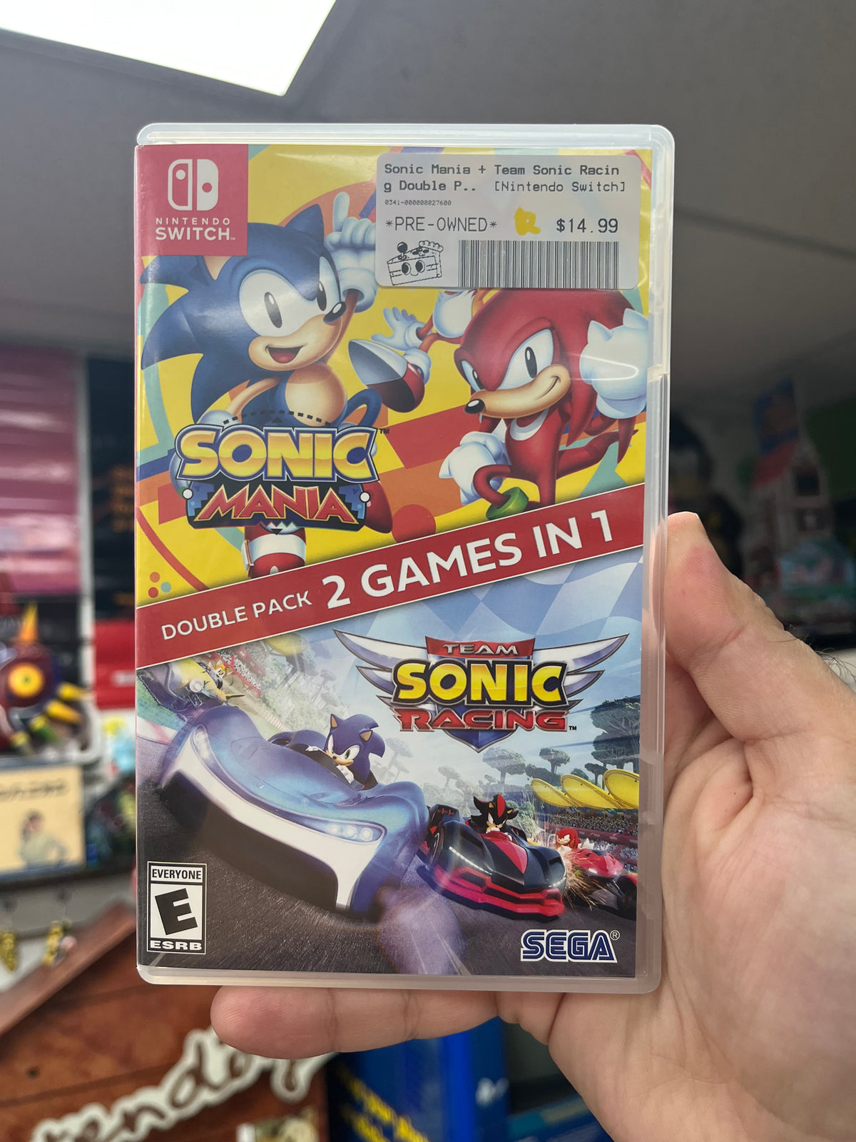 Sonic Mania + Team Sonic Racing - Switch CiB