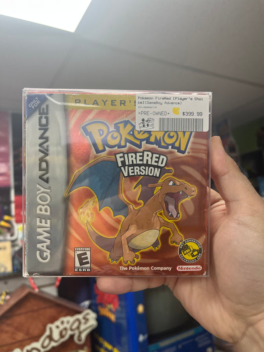 Pokemon FireRed [Player's Choice] - GBA CiB