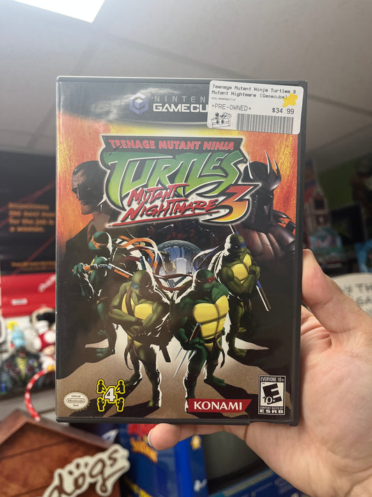 Teenage Mutant Ninja Turtles 3 Mutant Nightmare - GameCube CiB