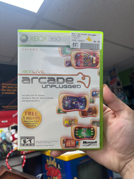 Xbox Live Arcade Unplugged - Xbox 360 CiB