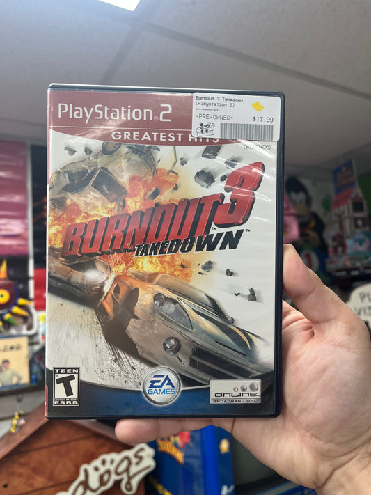 Burnout 3 Takedown [Greatest Hits] - PS2 Boxed