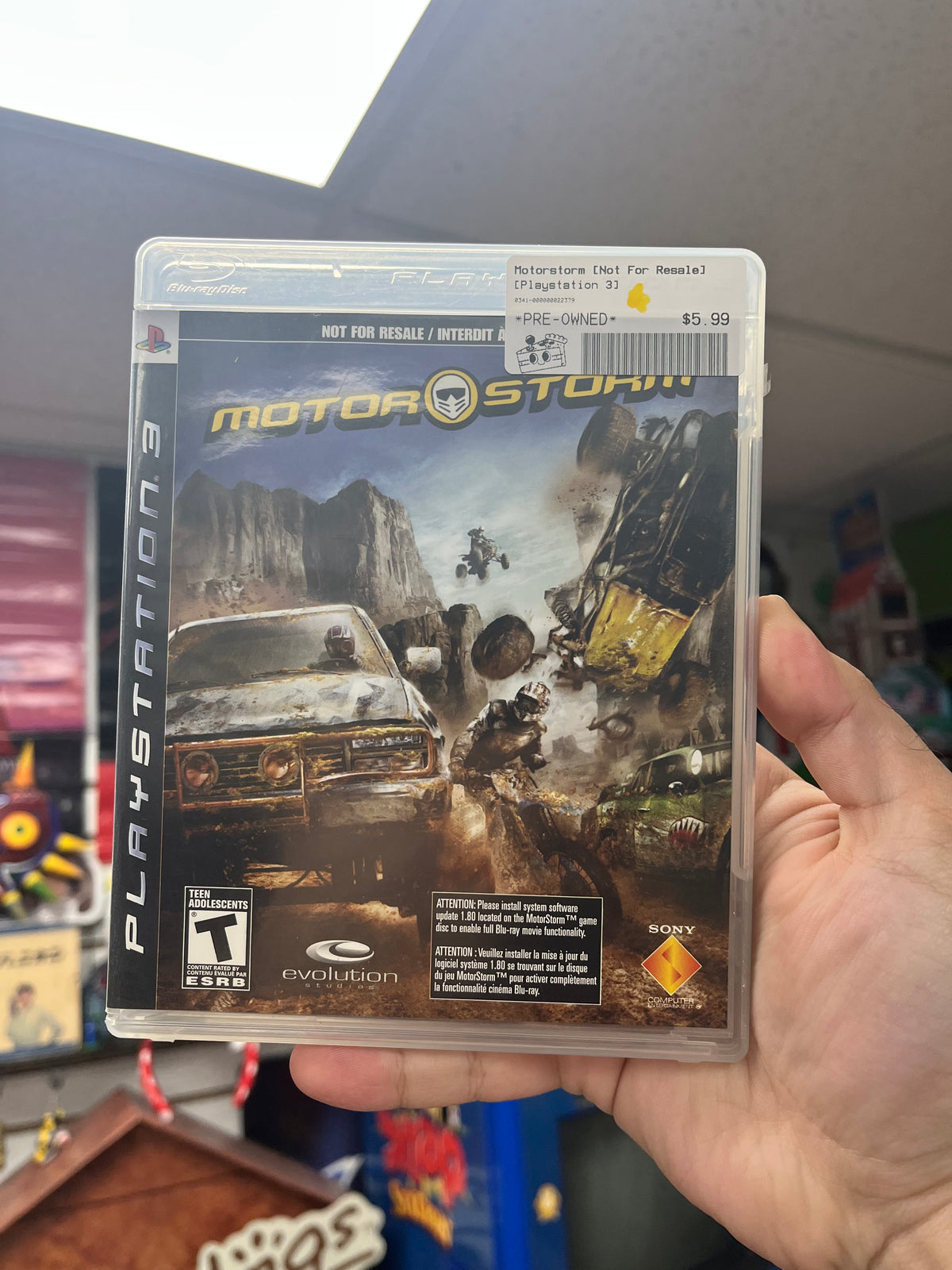 Motorstorm [Not for Resale] - PS3 CiB