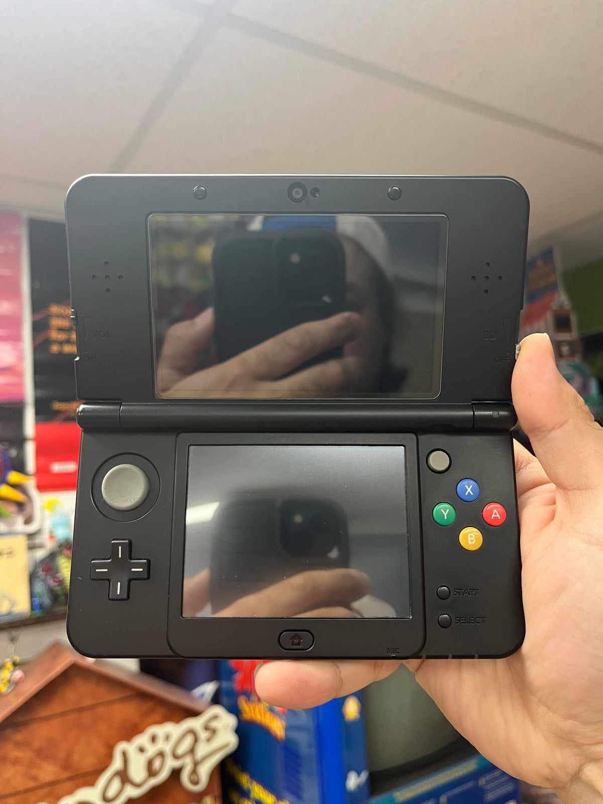 Nintendo 3DS Black w/ Blastoise Faceplates