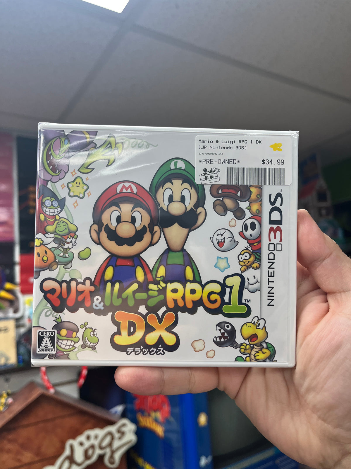 Mario & Luigi RPG 1 DX - JP 3DS Sealed