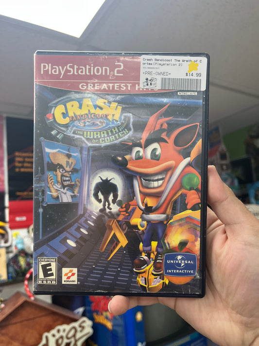 Crash Bandicoot The Wrath of Cortex [Greatest Hits] - PS2 Boxed